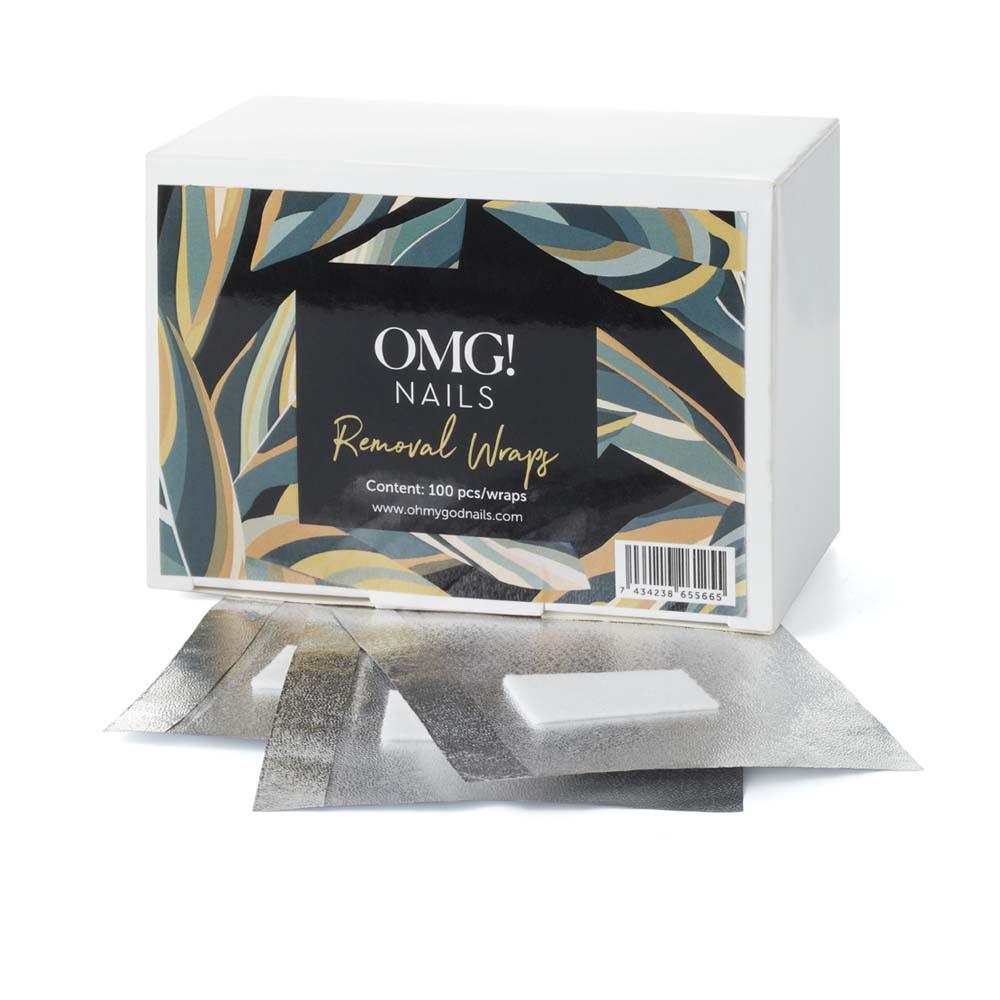 Removal wraps 100 st Gellak - OMG! Nails